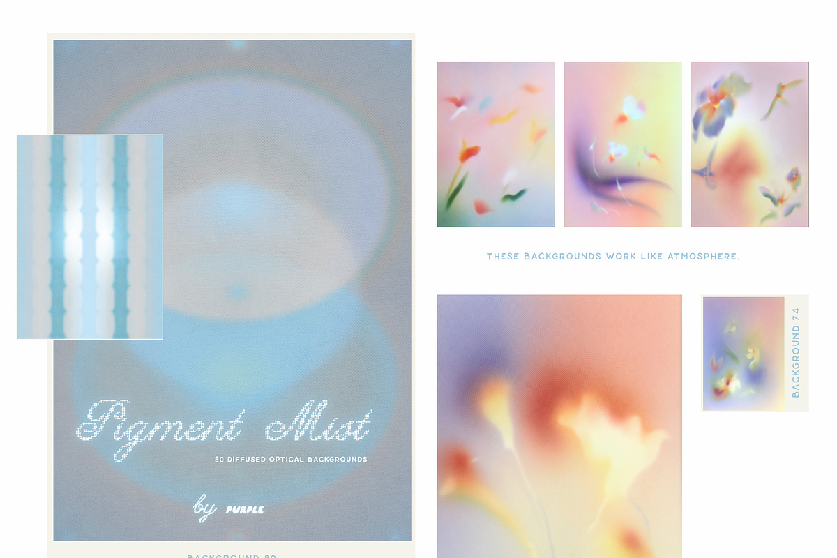 Pigment Mist: 80 Backgrounds, a Texture Graphic by Purple (Photo 14 of 15)
