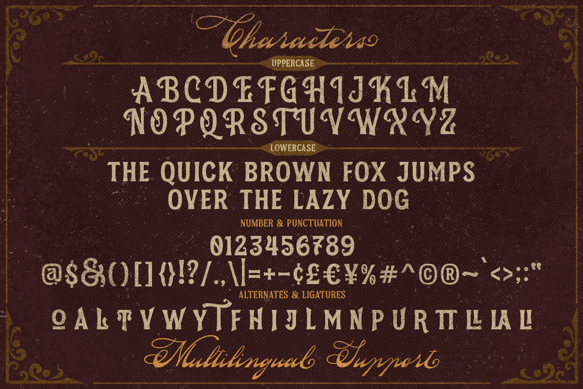 Silvestern - Vintage Display Font, a Font by Letterhend Studio (Photo 6 of 9)