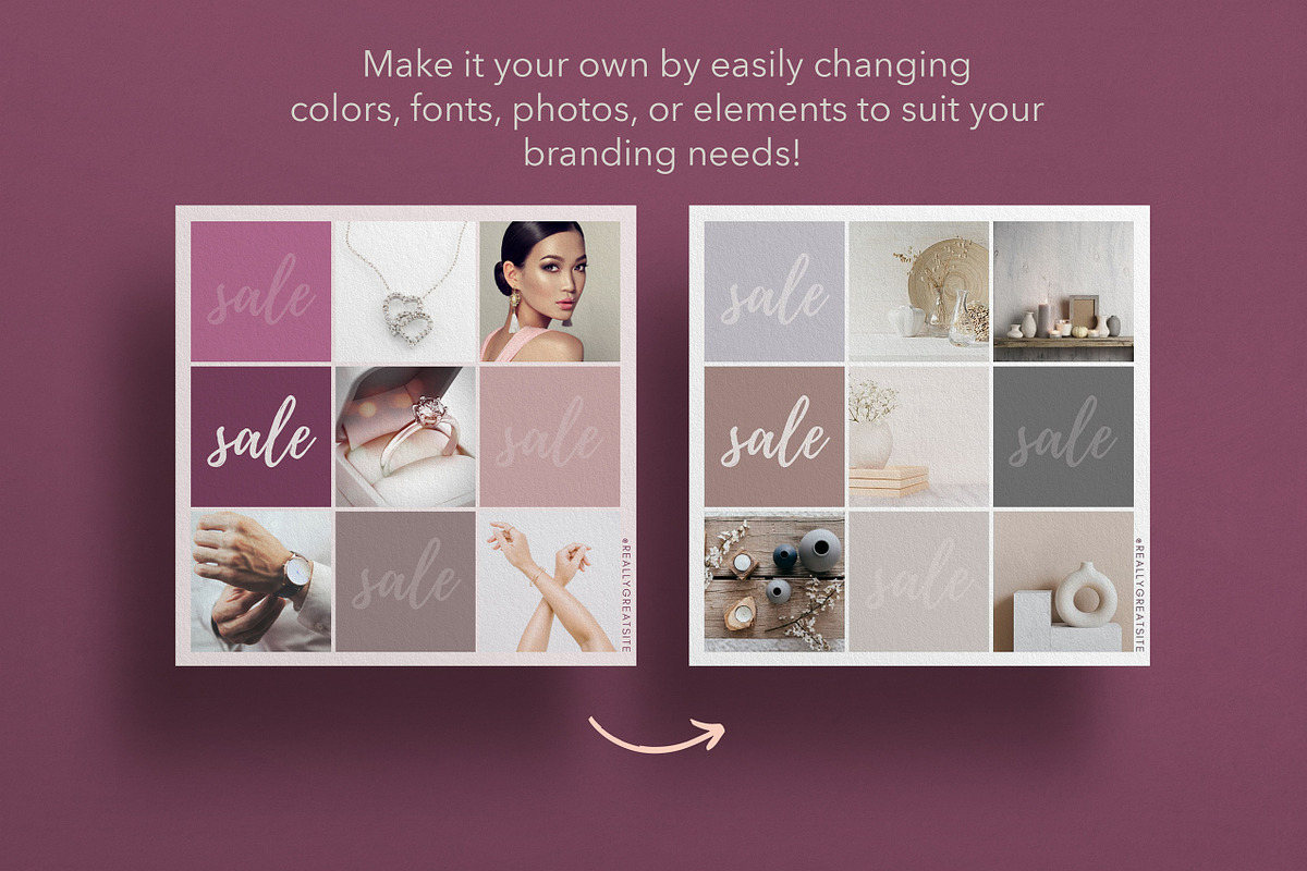 Instagram Posts and Story Templates, a Marketing Template by Ash Avenue Designs (Photo 2 of 6)