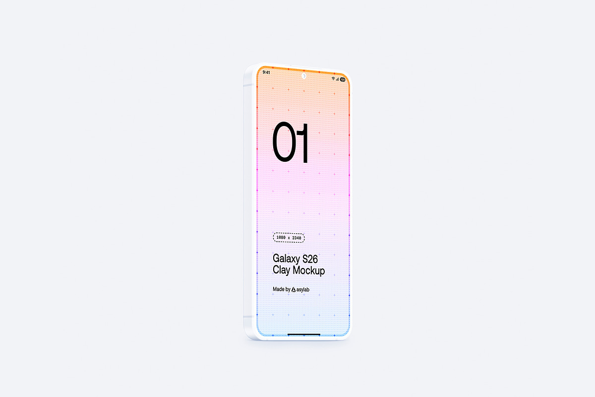 Galaxy S26 Clay - 24 Mockups Scenes, an Android Mockup by Asylab (Photo 42 of 62)