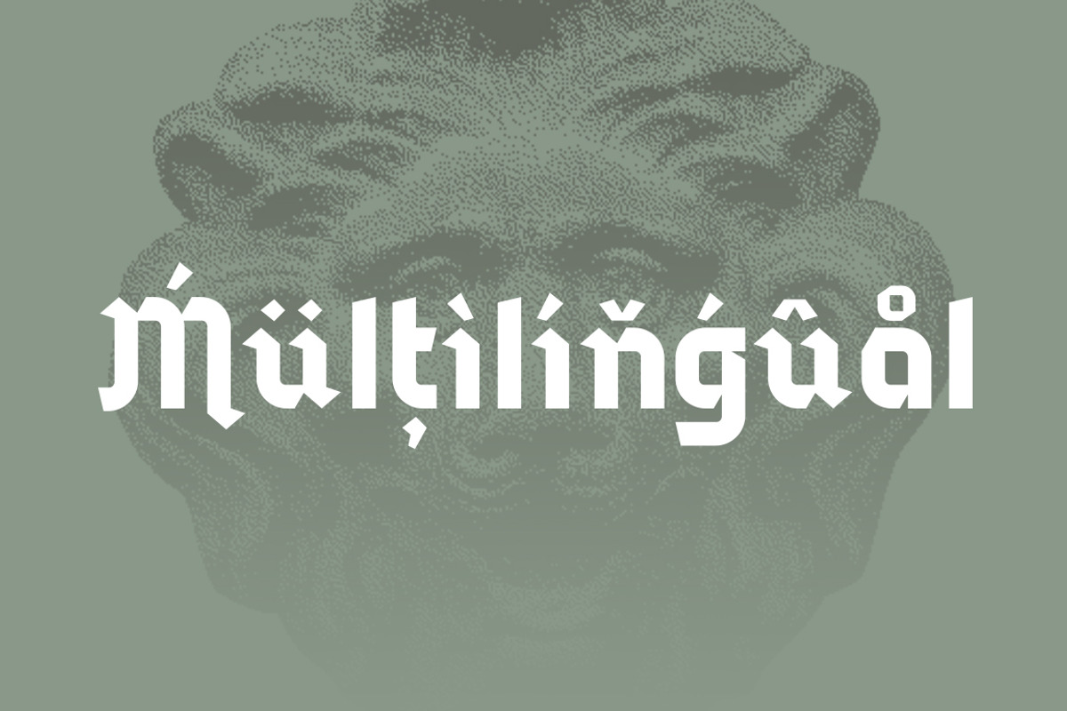 Blackhead Typeface | Font preview 8