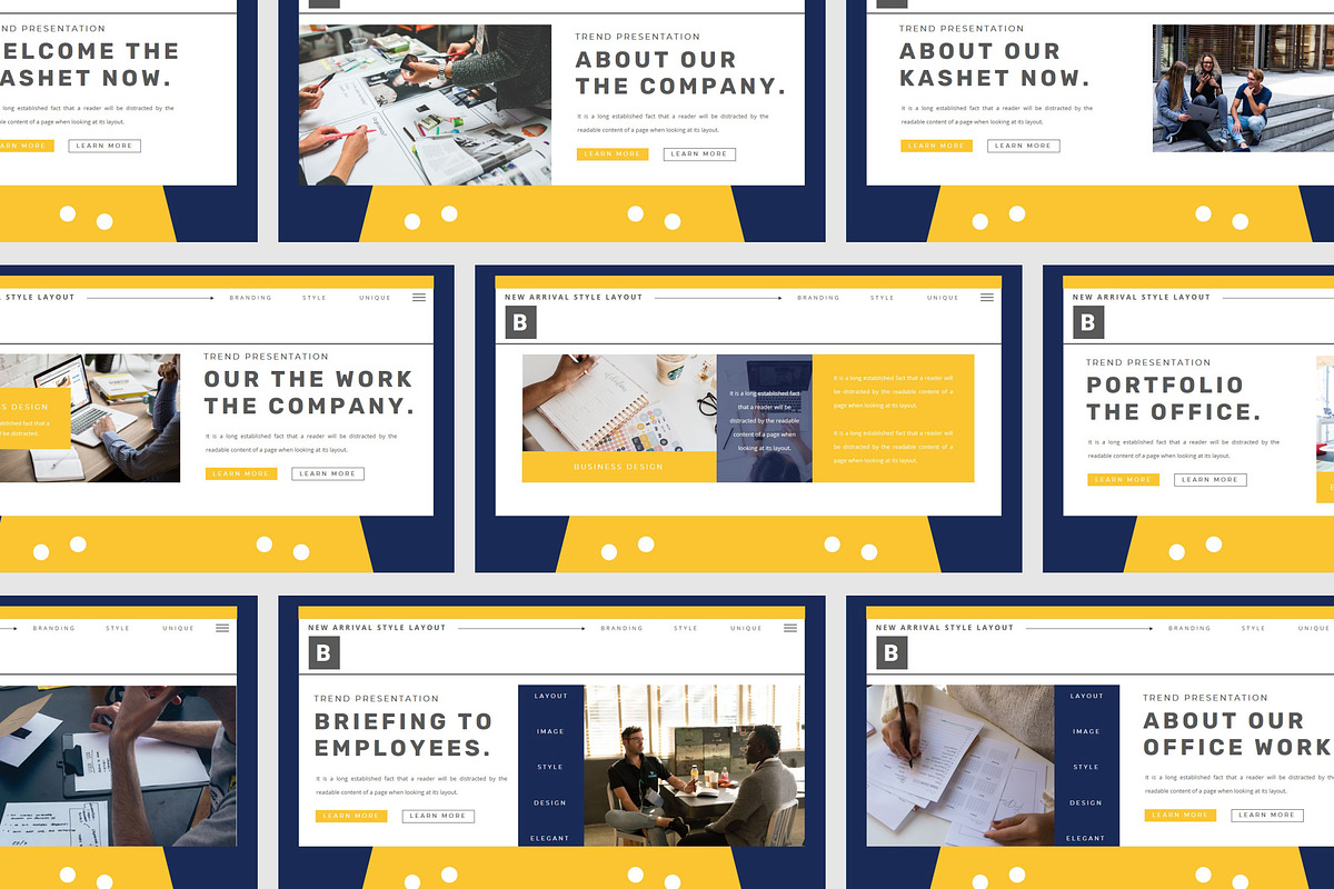 KASHET Keynote Template, a Presentation Template by GridlineType (Photo 1 of 9)