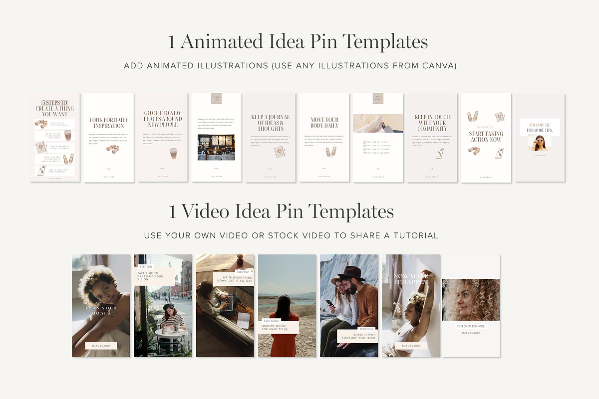 Pinterest Idea Pins Templates, a Social Media Template by Tabitha Emma (Photo 9 of 9)