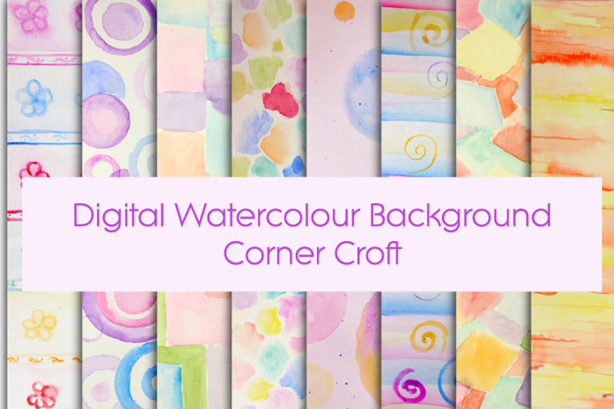 Hand Painted Watercolor Pattern