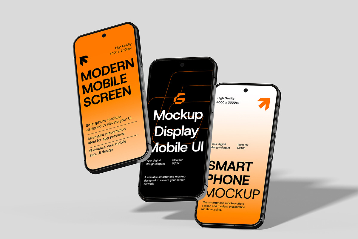 Smartphone Mockup, an iPhone Mockup by Permadi Creative (Photo 2 of 4)