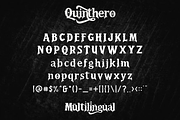 Quinthero, a Blackletter Font by Fachranheit Studio (Thumbnail 10 of 11)