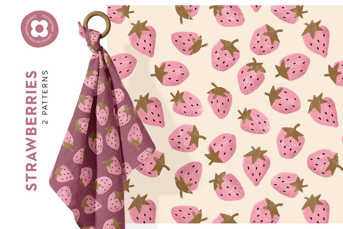 Strawberries, a Pattern Graphic by Muriel Petitpattern (Photo 1 of 3)