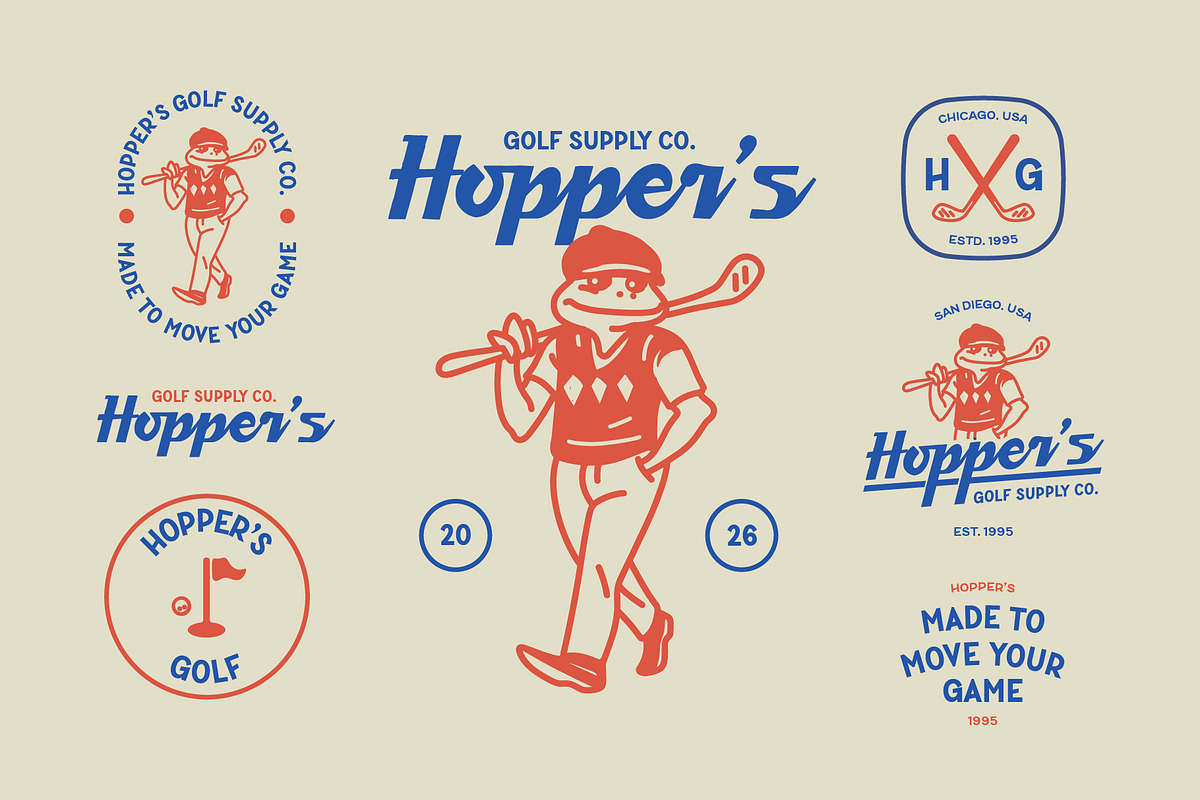 Animals Golf Mascot Bundle, a Sport Illustration by Skilline Supply Co. (Photo 5 of 22)