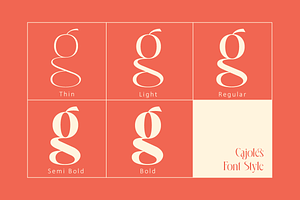 Cajoles - 5 Display Font