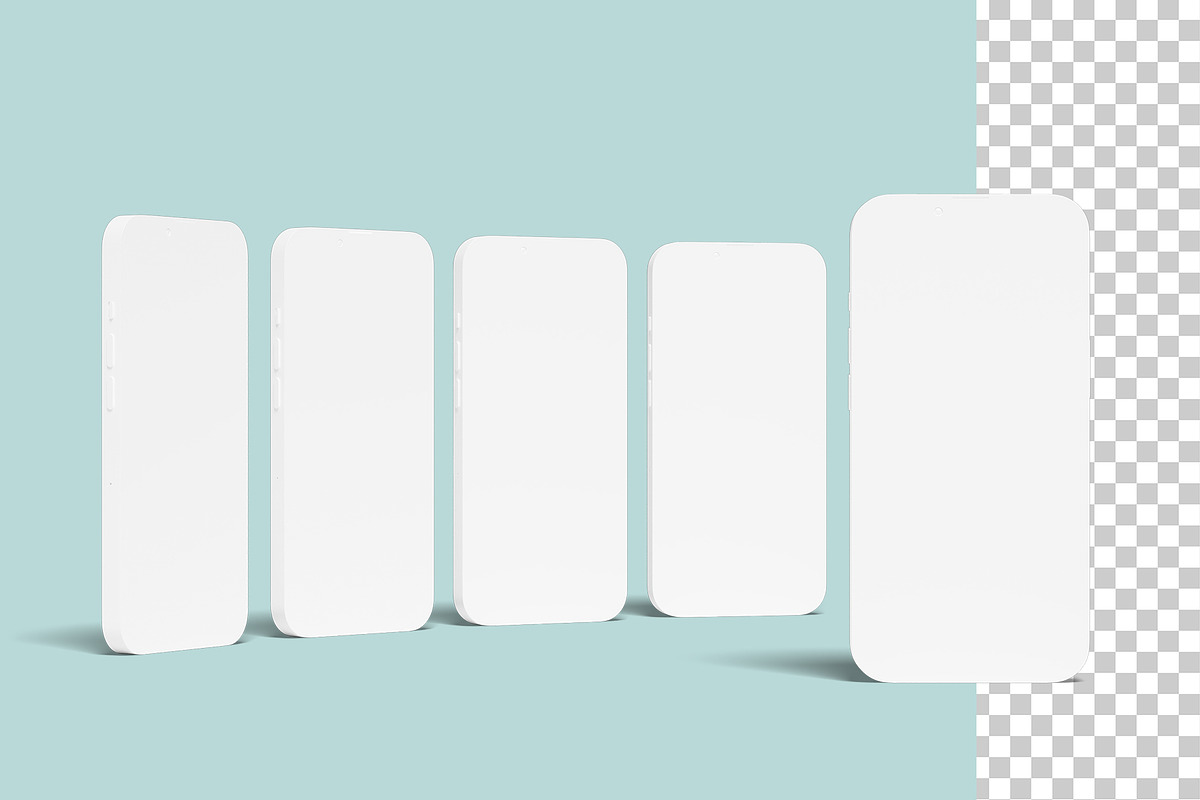 Clay iPhone Pro Max Mockups, an iPhone Mockup by Graphic Aesthetic (Photo 5 of 22)