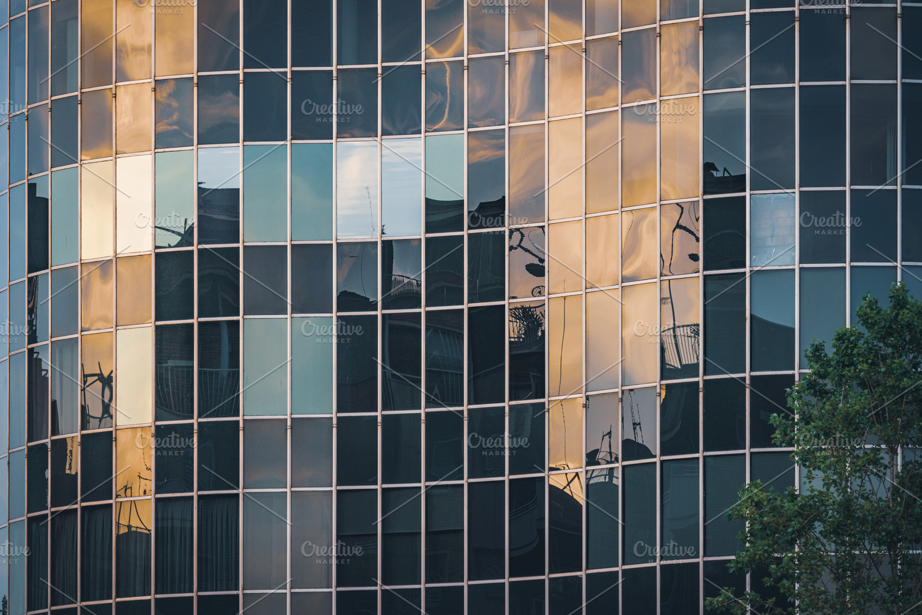 Afternoon lights reflected iv containing afternoon, lights, and reflection, an Architecture Photo by Visual Motiv