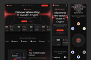 Cryptocurrency Technology Website, an UI Kit Template by peterdraw (Thumbnail 7 of 7)