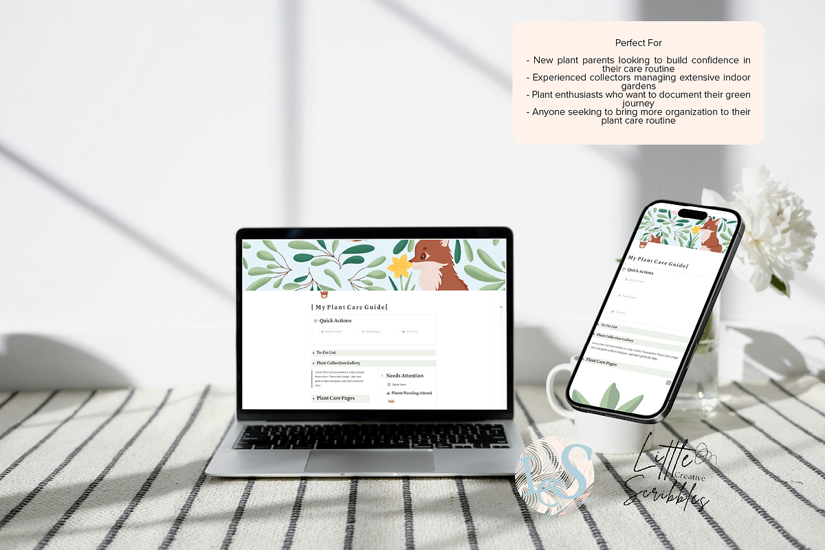 Digital Plant Care Planner, an App Template by Little Creative Scribbles (Photo 6 of 7)