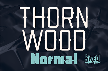 Thornwood - soft spike font family