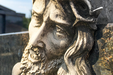 Jesus stone statue