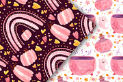 Pink Halloween Clipart & Patterns, a Decorative Illustration by Valin Malin (Thumbnail 12 of 14)