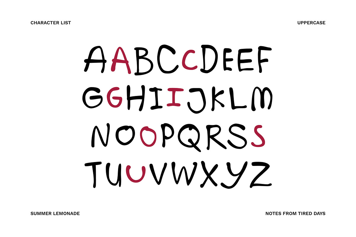 Summer Lemonade - Handwritten Charm, a Handwritten Font by Versetype (Photo 2 of 18)
