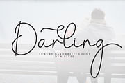 Darling | Script Font, a Handwritten Font by Scratchones (Thumbnail 1 of 9)