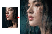 Rain Day Wet Glass Photo Effect, an Action Add-On by MRI STUDIO (Thumbnail 2 of 13)