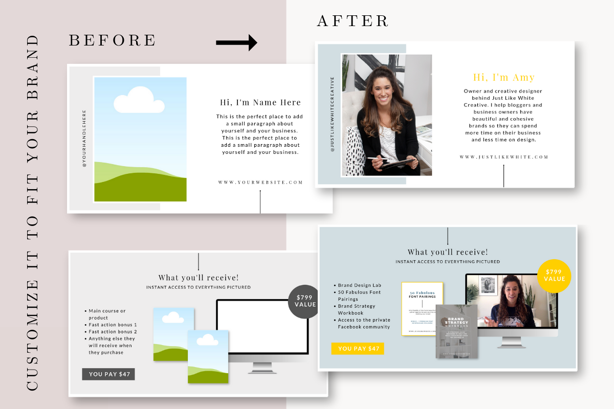 Webinar Slides, a Presentation Template by Just Like White Creative (Photo 2 of 5)