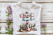 Whimsical Beach Signpost Clipart, an Illustration by OK Design (Thumbnail 6 of 6)