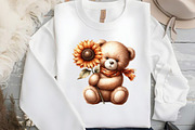Nursery Teddy Bear Boho Clipart, an Illustration by DreamCafeArt (Thumbnail 5 of 5)