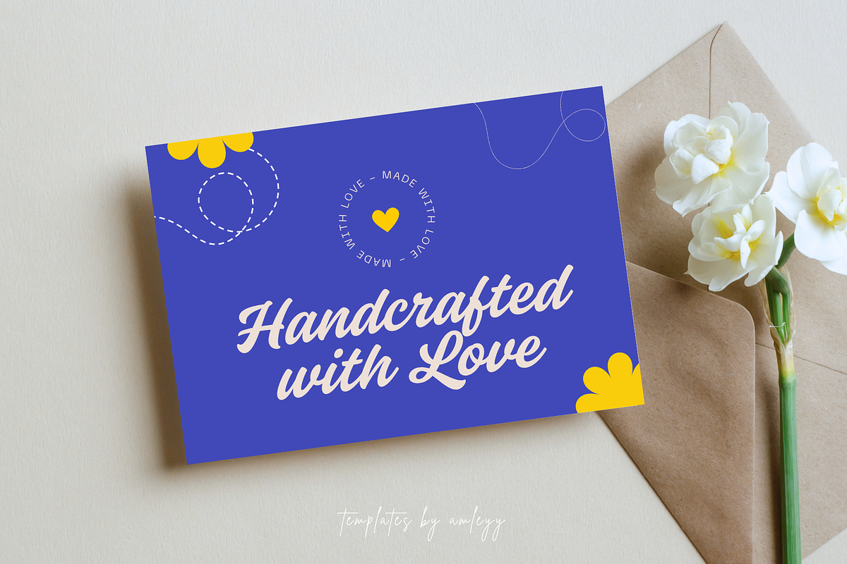 Thank you card template canva, a Card Template by Elegant_Studio44 (Photo 3 of 6)