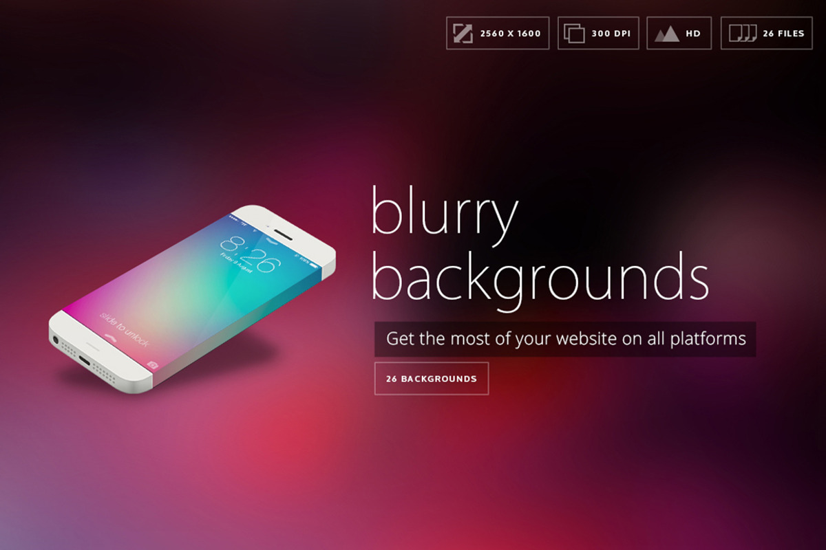 26 Blurry Backgrounds Pack preview 3