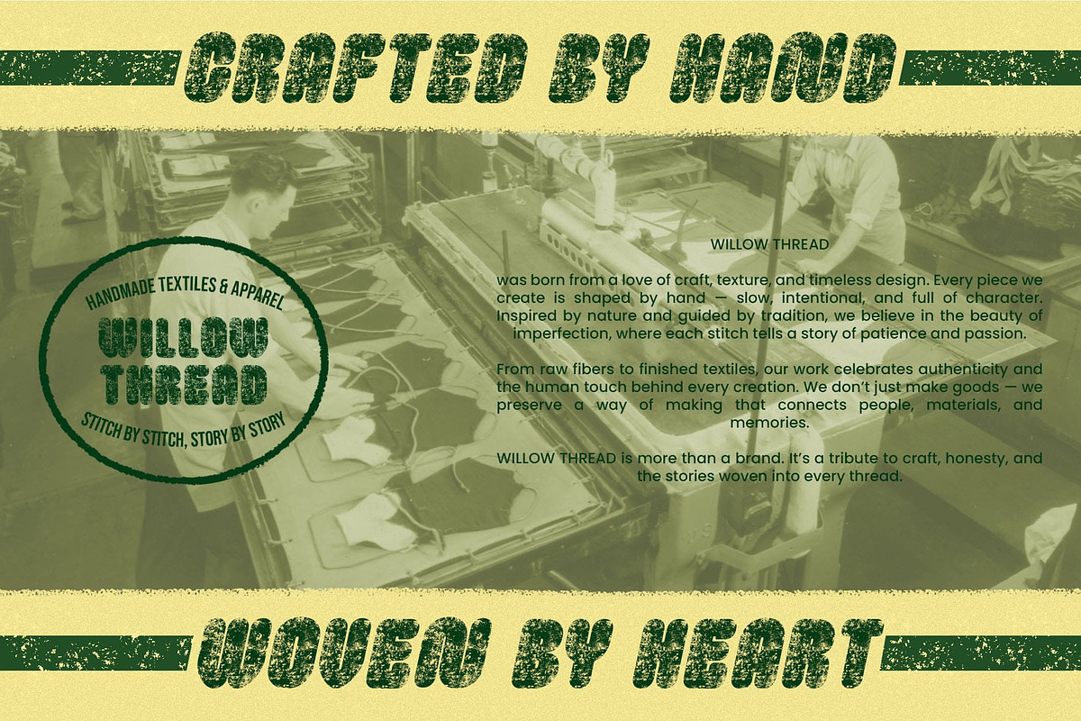 Bamboly Rounded Stamp, a Sans Serif Font by Craft Supply Co. (Photo 7 of 8)