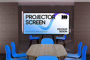 Projector Screen Mockup, an Advertising Mockup by Permadi Creative (Thumbnail 2 of 3)