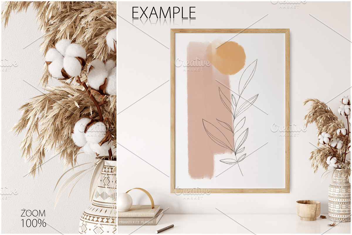 Frame & Wall Mockup Bundle - 7, a Print Template by Yuri-U (Photo 5 of 27)