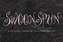 Swoonspun Swirly Display Font