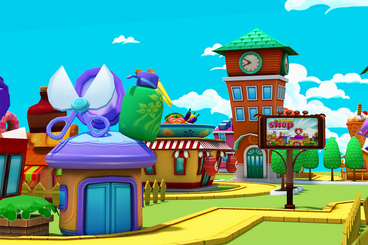 3D Cartoon Shop City, an Environmental 3D Model by Souchenki (Photo 4 of 21)