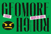 Geomore Rough, a Serif Font by Craft Supply Co. (Thumbnail 1 of 8)