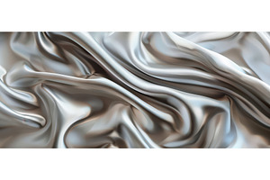 Smooth silver silk fabric with, a Beauty & Fashion Photo by piter.goskov