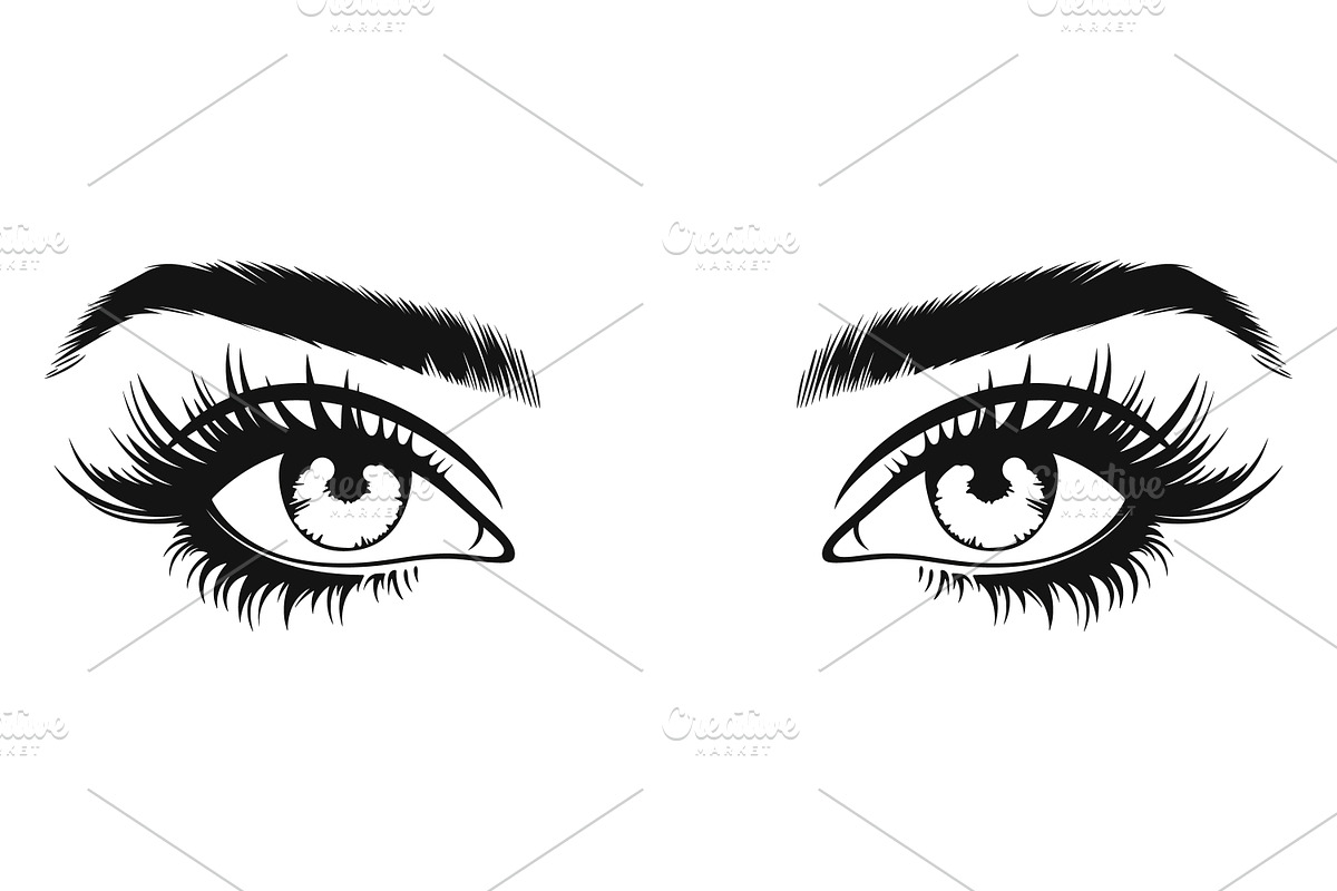 Vector Women's Eye., an Object Graphic by Gomolach (Photo 12 of 18)