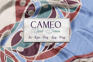 CAMEO - Hand-Drawn Silk Bandana