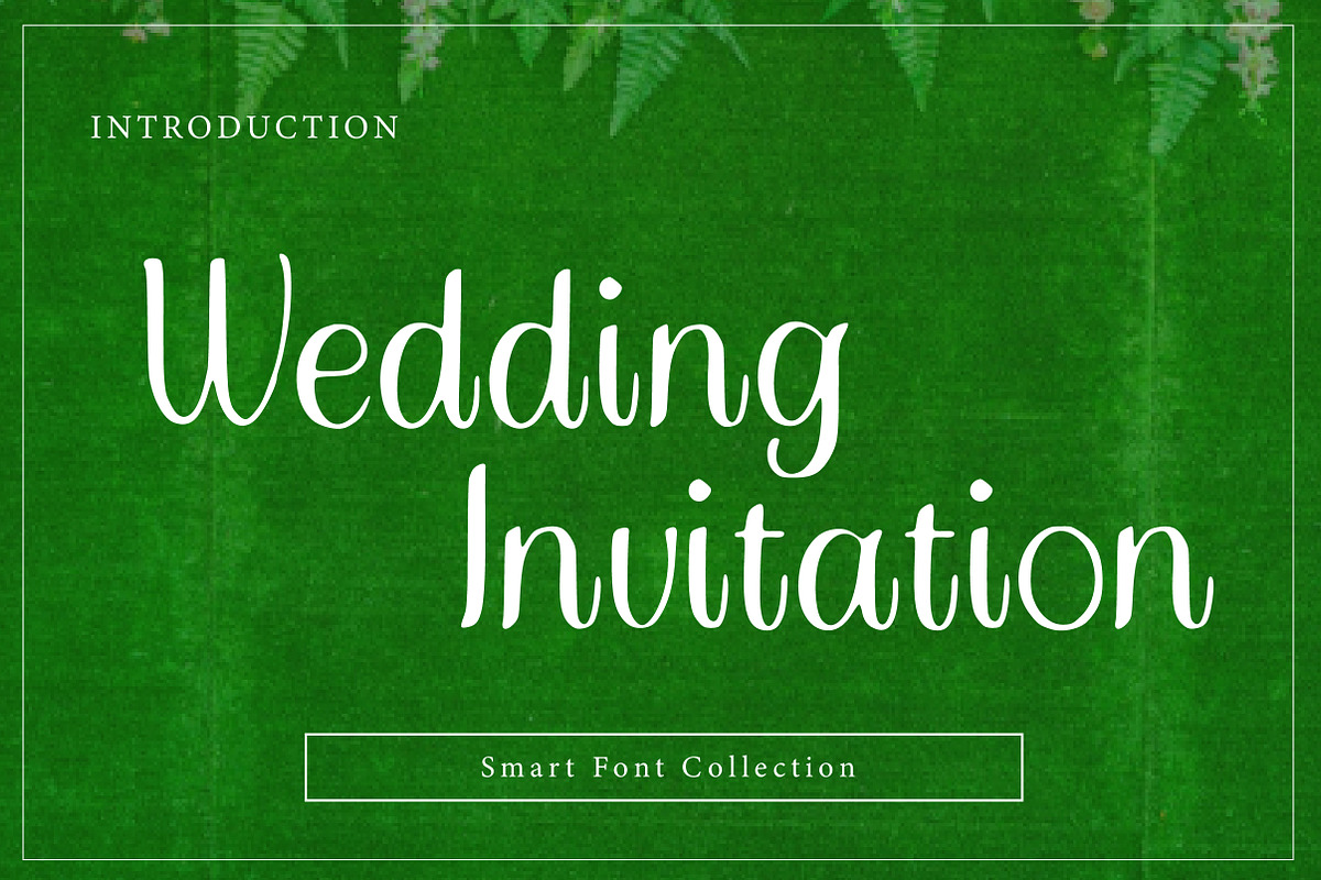 Wedding Invitation, a Sans Serif Font by Wow Magic (Photo 1 of 3)