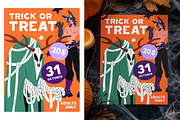 Halloween people set, banner, poster, a Person Illustration by PaperTrident (Thumbnail 12 of 14)