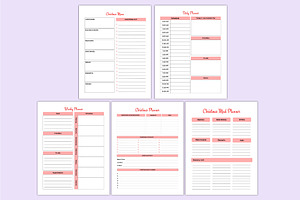 Christmas Meal Planner For Canva