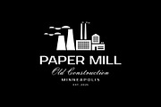 Paper Mill Building Logo, a Branding & Logo Template by Buqancreative (Thumbnail 2 of 3)
