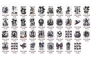 30 file Vintage Halloween Witch, an Object Graphic by Little Mango (Thumbnail 4 of 4)