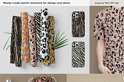 Wild Acid Animal patterns, a Pattern Graphic by ANAKOTO (Thumbnail 5 of 9)