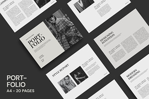 Brochure Portfolio Template, a Brochure Template by Artisan Vibes