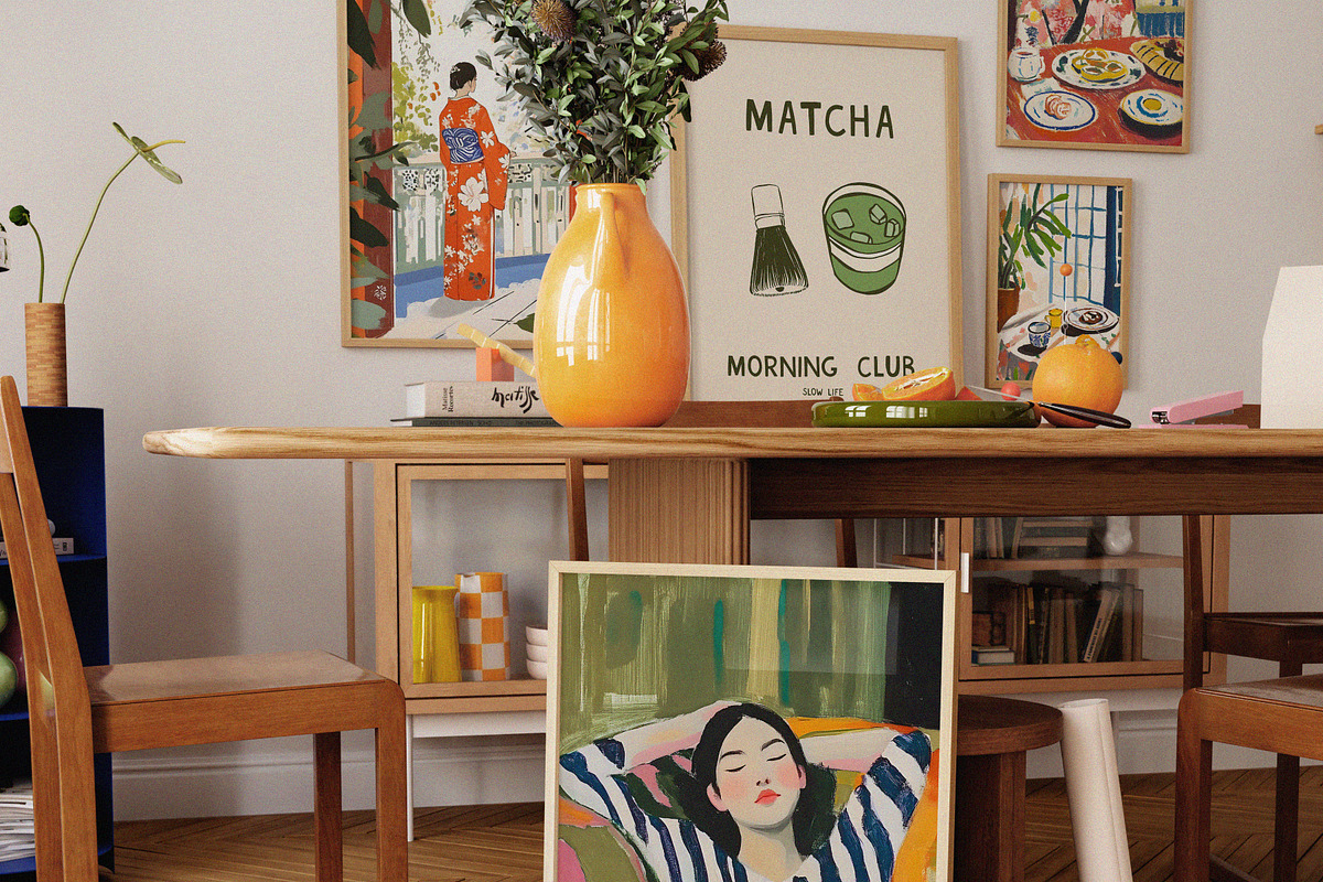 Asian Slow Living aesthetic, a Background Graphic by lokko studio (Photo 10 of 10)