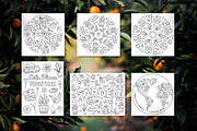 Adult Coloring Book | Whole Shop, a Graphic by ChristinaDesigns (Thumbnail 10 of 28)