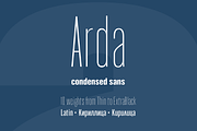 Arda, a Sans Serif Font by Context (Thumbnail 1 of 12)