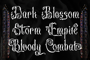 Hakorida - Blackletter Font, a Blackletter Font by madeDeduk (Thumbnail 9 of 10)