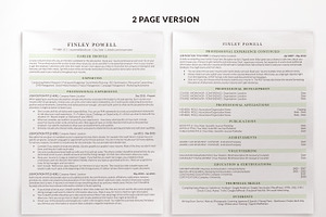 Modern ATS Resume Template Mac Pages