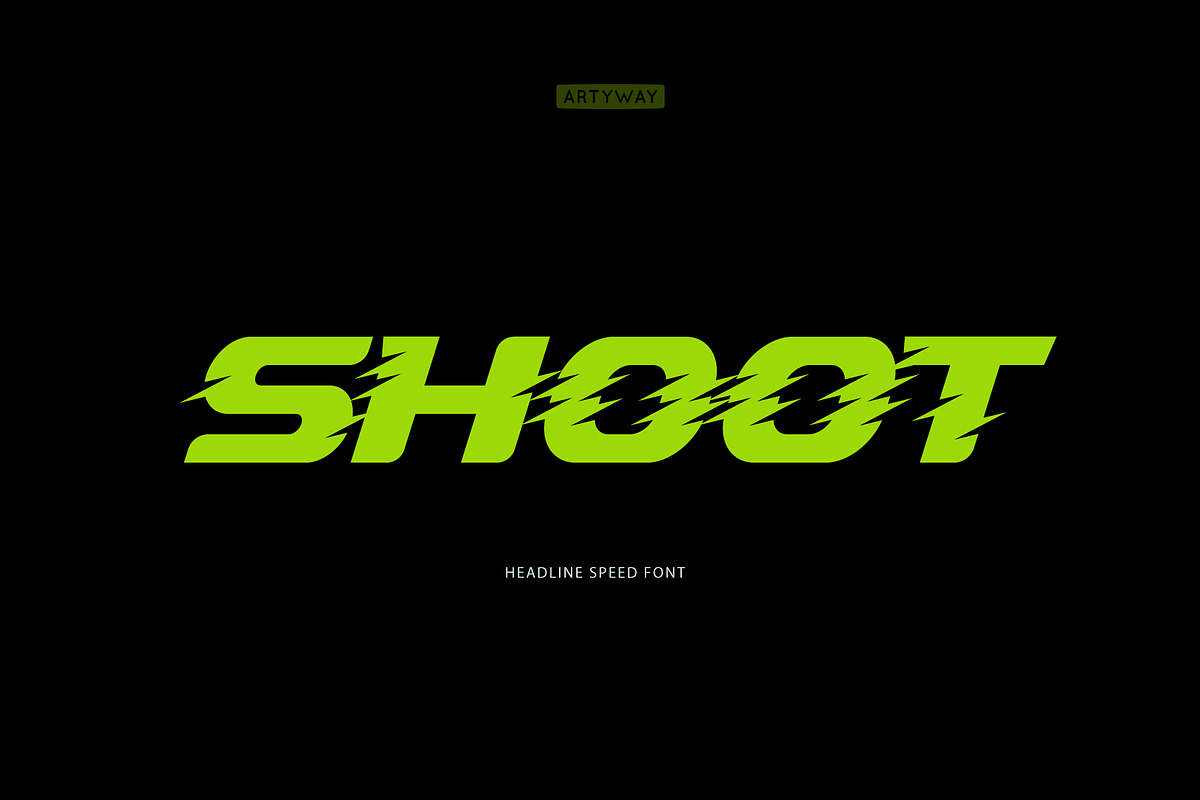Sport Headline Font, a Sans Serif Font by artyway (Photo 1 of 5)